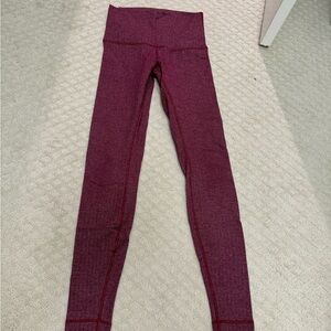 Lululemon Maroon Leggings